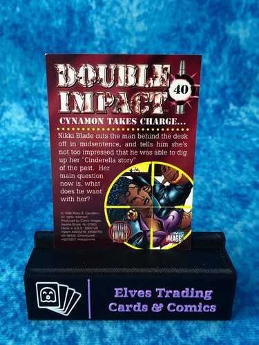 Double Impact Chromium SINGLE Non-Sport Trading by Comic Images 1996 - Bild 78 von 168