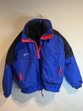 Columbia Men  s VTG Powder Keg 3-in-1 Ski Jacket Black Red Color Block 90s Sz XL