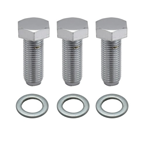 Small Block Chevy SBC Upper and Lower Pulley Bolts for Aluminum Pulleys 350 V8 - Picture 6 of 6