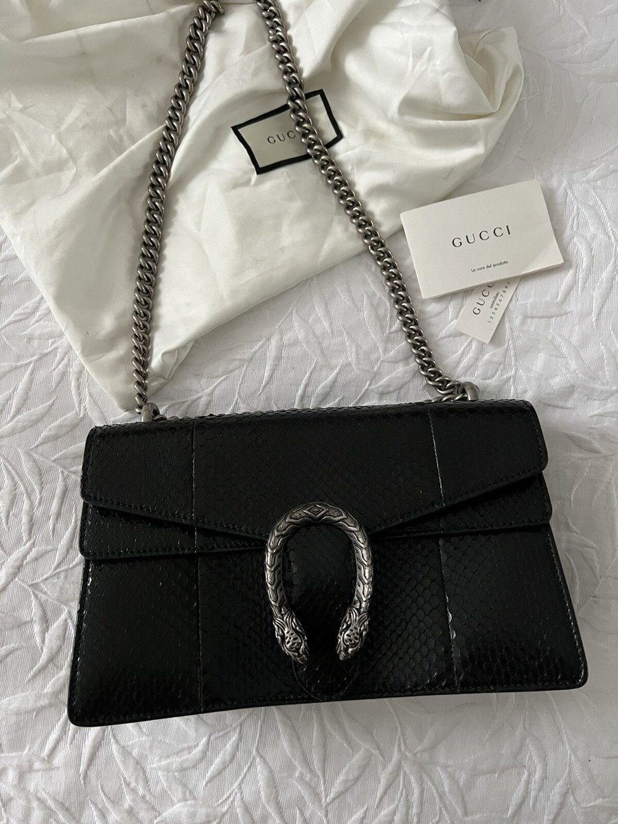 Gucci Black Dionysus Python Shoulder Bag | eBay Gucci Black Dionysus Python Shoulder Bag | eBay