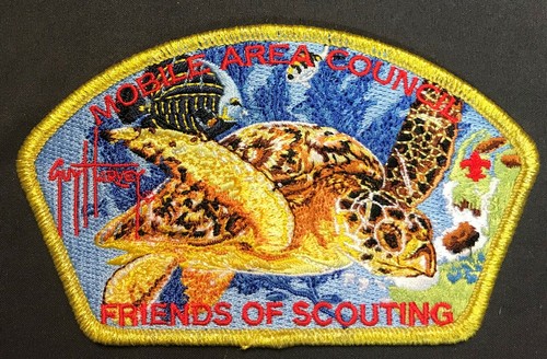 MOBILE AREA COUNCIL BSA WOA CHOLENA OA LODGE 322 GUY HARVEY FOS TURTLE GMY CSP