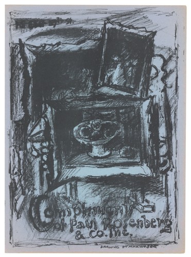 Max Weber Original-Lithografie