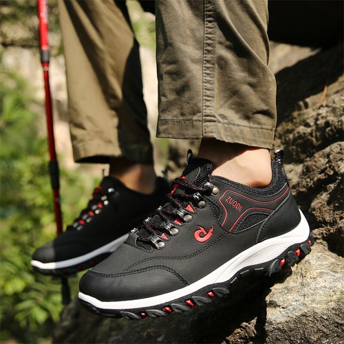 MENS HIKING BOOTS WIDE FIT TRAIL WALKING TREKKING TRAINERS SHOES SIZE - Imagen 2 de 18