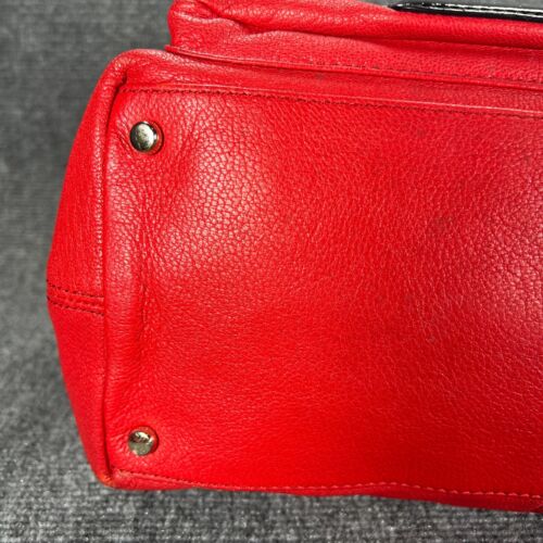 Kate Spade Clyde All Typed Up Red Leather Typewriter Satchel Crossbody Purse - Picture 11 of 24