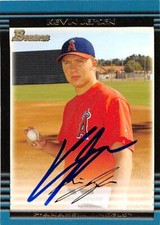 Kevin Jepsen autographed baseball card (Anaheim Angels) 2003 Topps Bowman #BDP13