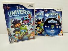 Disney Universe Nintendo Wii Multiplayer Game Disc with Manual