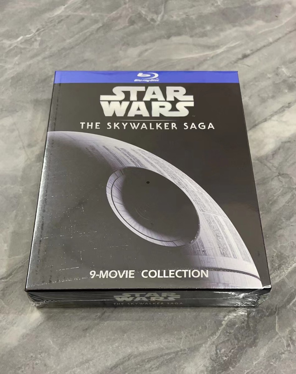 Star Wars The Skywalker Saga 9 movie Collection Blu ray US Seller NEW Sealed