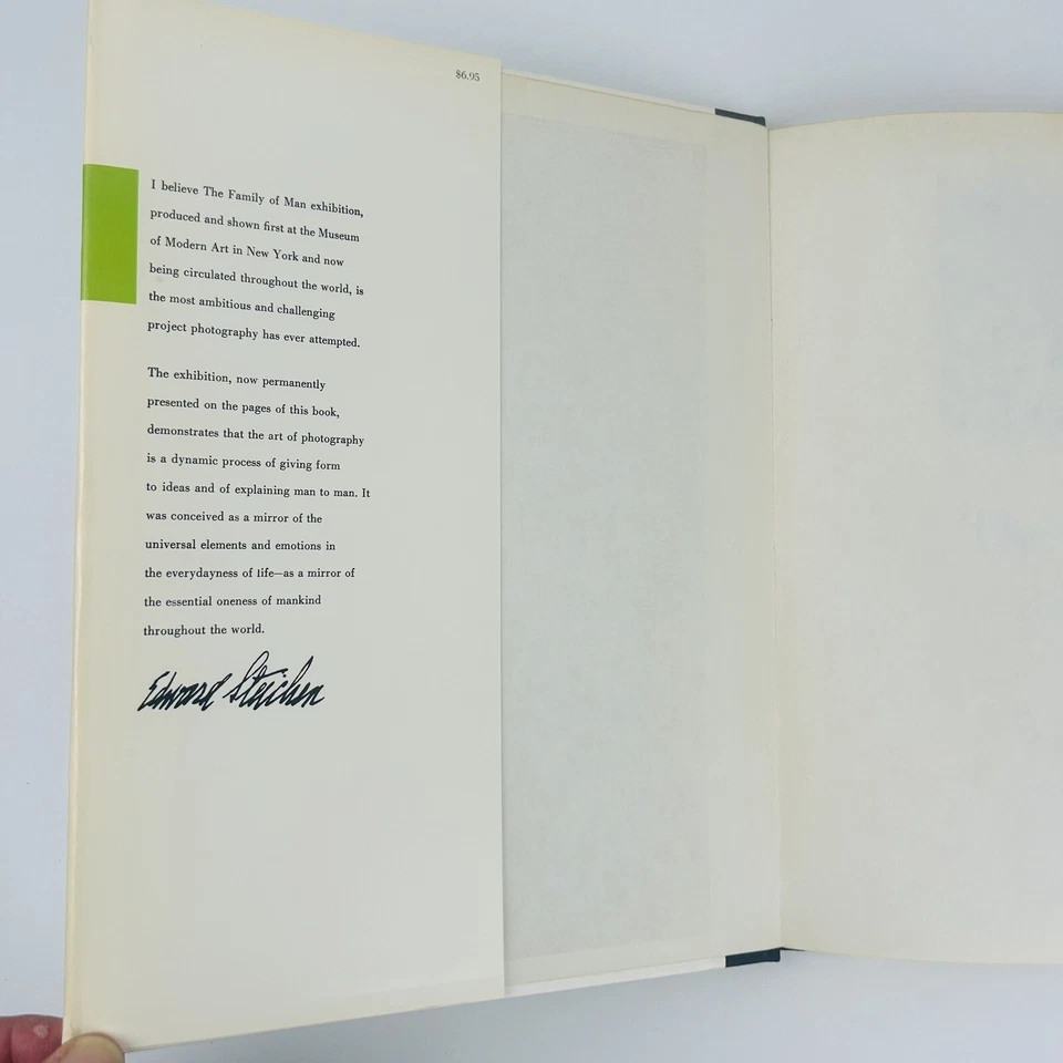 1955 1st Ed. The Family of Man, Curated: Edward Steichen, Carl Sandburg Prologue - Image 4 of 4