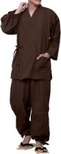 Japanese Traditional Samue Workwear Relaxing Polyester Clothing New From Japan