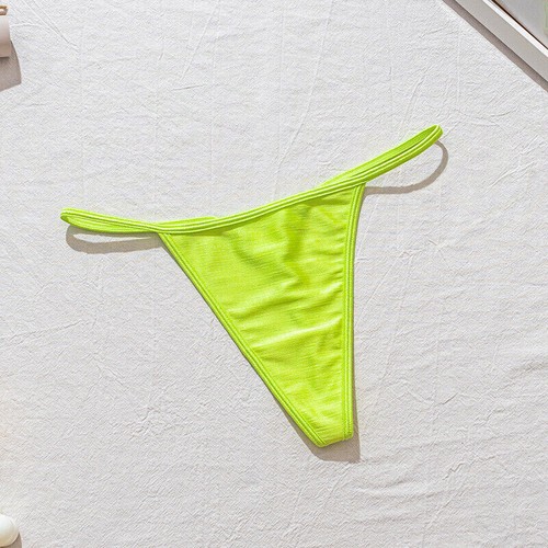 Underwear 5 Packs Lot Womens Satin Thongs Bikinis Panties G-string T-back Sexy - Picture 8 of 12
