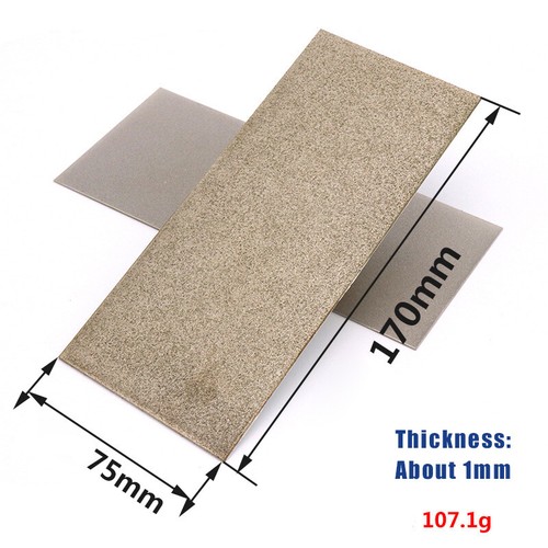75x170mm Rectangle Diamond Grinding Disk Saw Blade Glass Polishing Sheet Pads - Picture 2 of 5
