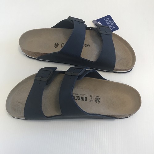 Sandalias Birkenstock Arizona Para Hombres Talla 11 M Ajuste Regular Desierto Suelo Azul Marino NUEVAS - Imagen 18 de 24