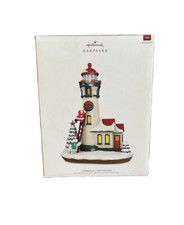 2018 Hallmark Keepsake Luminous Lighthouse Tabletop Light & Sound Brand New