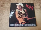 AUTOGRAPHED 1980s EXCELLENT BRUCE SPRINGSTEEN WAR/Merry Christmas Baby 45