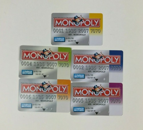 Monopoly Electronic Banking Replacement Parts Pieces Tokens Credit Cards Deeds - Picture 20 of 27