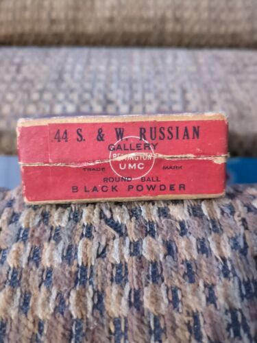 Vintage Remington UMC SW RUSSIAN GALLERY 44Cal. Box Empty - Picture 3 of 8