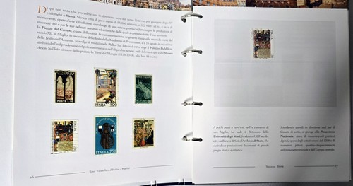 Tour filatelico d'Italia 3 raccoglitori completi Poste Italiane e Bolaffi - Foto 17 di 22