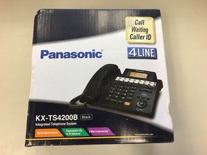 Image Is Loading New Onic Kx Ts4200b Integrated 4 Line Telephone Image Is Loading New Onic Kx Ts4200b Integrated 4 Line Telephone