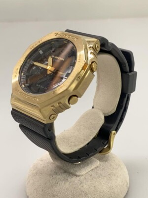 CASIO G-SHOCK GM-2100G-1A9JF Black/Gold Resin Quartz Digital