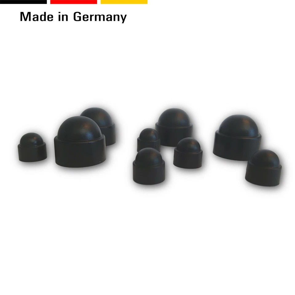 4 Schutzkappen/Abdeckung Sechskantmutter M18 M20 M22 M24 M30 M36 M42 Kunststoff - Bild 2 von 4