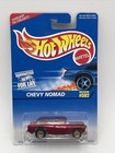 Hot Wheels Blue Card Mf Red Chevy Nomad 502 Gold 7 Spoke Diecast 1:64 Scale