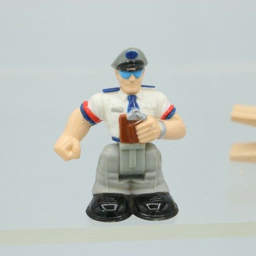 2" Police Pilot Captain Figure 2929EA Sits Stands Imaginext - Picture 2 of 3