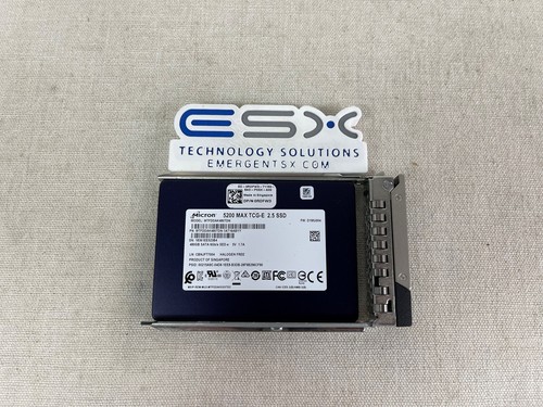 Dell RDFW3 480GB 6Gb/s 2.5” SATA SSD Micron 5200 MAX TCG-E MTFDDAK480TDN - Picture 2 of 3