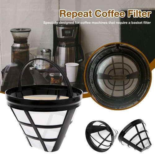 Reusable Coffee Filters Coffee Delicious Upgrade Stainless Steel Woven Mesh Filt - Picture 8 of 12