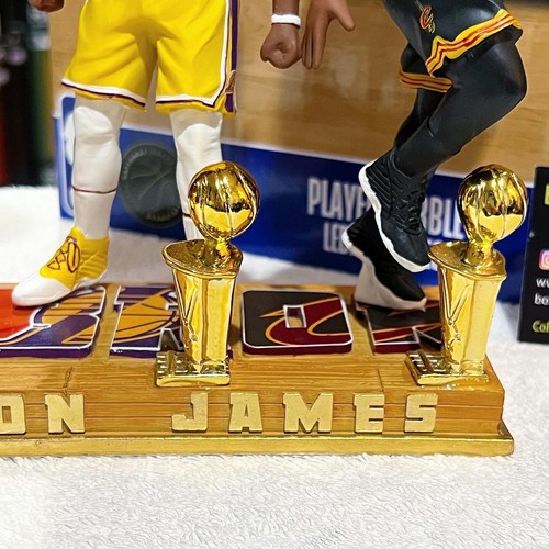 LEBRON JAMES 4X Miami Heat Lakers Cleveland Cavaliers Triple NBA Bobblehead - Picture 7 of 11