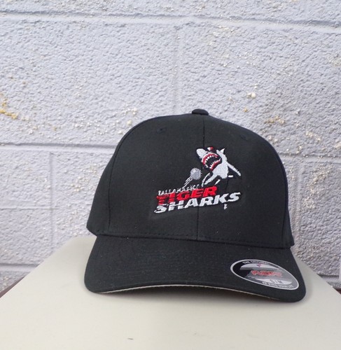 Flexfit ECHL Hockey Tallahassee Tiger Sharks Embroidered Hat Ball Cap New - Picture 4 of 19