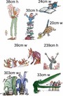Roald Dahl individual characters cut to shape easy apply Wall Art Stickers
