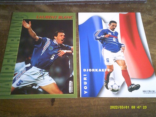 FOOTBALL 98 EQUIPE DE FRANCE ZIDANE BLANC DESAILLY LAMA 25 POSTERS OFFICIELS - Imagen 8 de 15