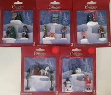 Christmas Winter Cobblestone Village Miniature Figurines S24b, Select: Type