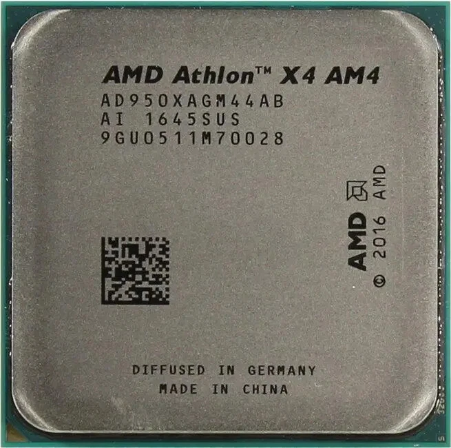 AMD Athlon X4 950 3.5GHZ Socket AM4 CPU Unlocked Processor for A320 B350 X370 - Image 2 of 2