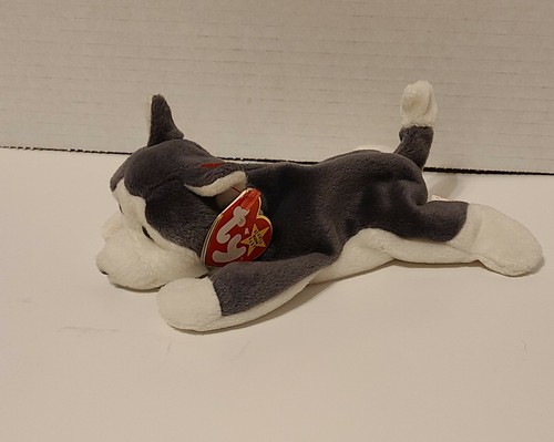 Retired Nanook TY Beanie Baby Rare Retired Original, P.E. Pellets. Hund 1996 - Bild 2 von 6