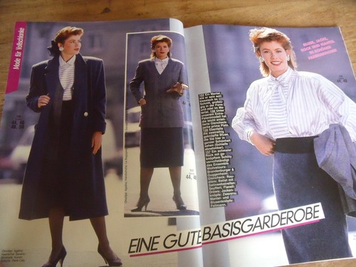 MAGAZINE BURDA MODEN AUTOMNE NOUVELLES TENDANCES MANTEAUX ETC   8/1987 - Imagen 11 de 11
