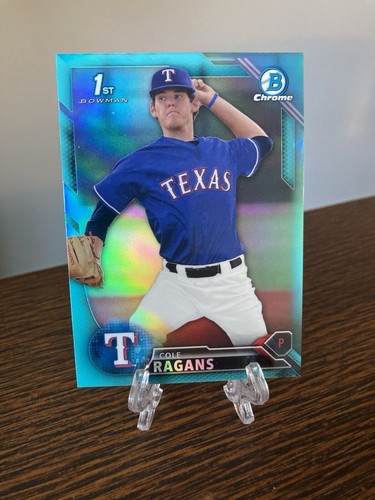 2016 Bowman Chrome 1st Sky Blue Refractor Cole Ragans Pre Rookie RC SP ROYALS