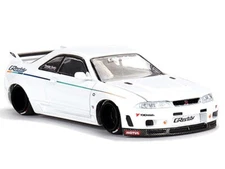 MINI GT x KAIDO HOUSE NISSAN GT-R R33 GREDDY GR33 V1 1/64 WHITE KHMG113
