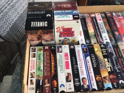 VINTAGE LOT of 47 VHS MOVIES ~12 Sealed~Nice Assortment | eBay