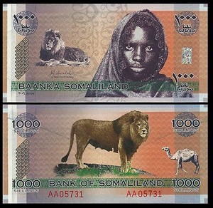 SOMALILAND p new 1000 SHILLING 2006 UNC