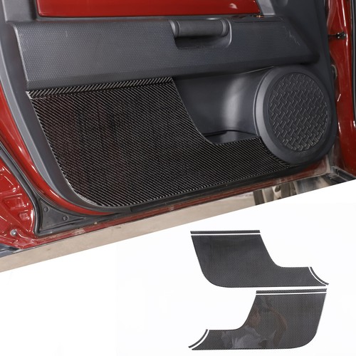 Carbon Fiber Door Anti-Kick Anti-Dirty Guard Sticker For Toyota FJ Cruiser 07-21 - Picture 3 of 16