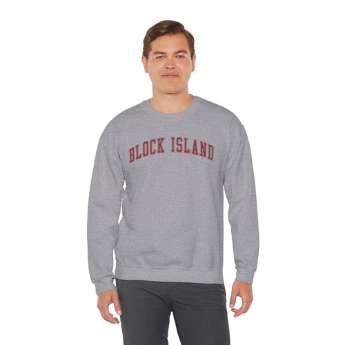 Block Island Sweatshirt Geschenke Rundhalsausschnitt Shirt Rundhalsausschnitt Herren - Bild 7 von 8