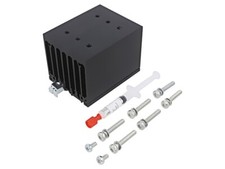 RHS703 Radiator: Embossed L: 110mm W: 72mm H: 75mm 1.1K/W Aluminium CARLO GAVAZZI