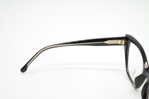 Gafas Carrera 3036 negro oro esquinero montura gafas nuevas - Imagen 5 de 6