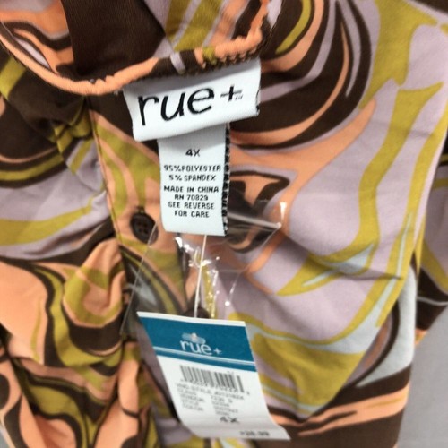 Rue21 Brown Button Down Collar Dress Young Adult Plus Size 4X Women Casual New 2 - Picture 5 of 12