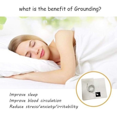 Bed Earthing Sheet Grounding Sheet Mat Queen King Bed Sheet Flat Sheet AU Plug - Picture 8 of 22