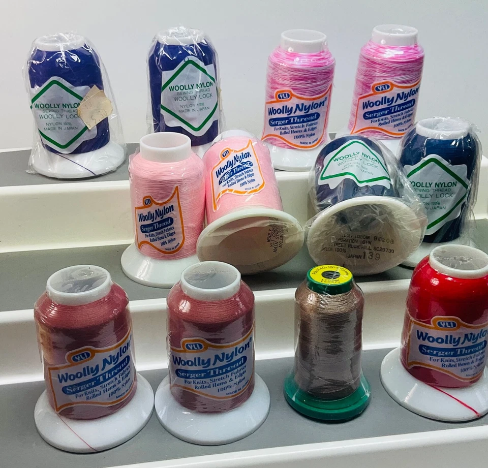 Woolly NylonThread For Hand or Sewing MachineLot of 12 Serger New Label Nylon - Image 2 of 4