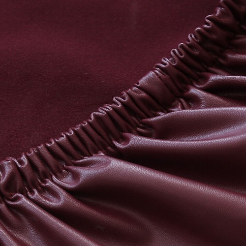 Waterproof PU Leather Slip Covers Dinning Room Wedding Party Seat Chair Cover US - Picture 7 of 16