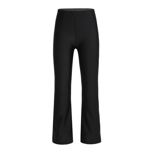 Girls Jazz Dance Trousers Bootcut Stretchy Leggings Flared Pants Dance Wear - Picture 6 of 18