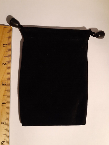 Drawstring Bag Pouches Black For Mini Stuff Cellphone Case Protector Mp3 Mp4 - Picture 8 of 8